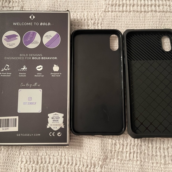 iPhone 10 XS Max 2 RFID Wallet Cases + 1 Military Grade Case NEW - Picture 2 of 6